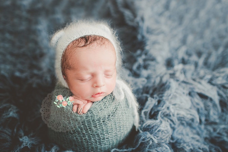 newborn baby photography Boca Raton potato sack
