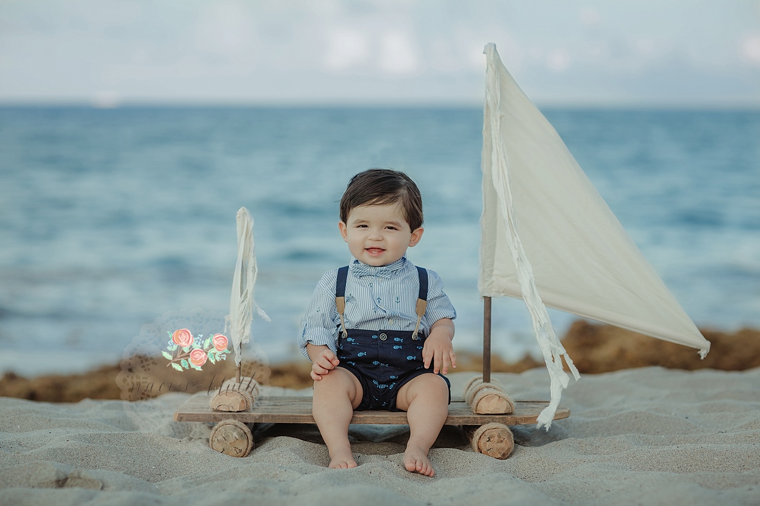 beach baby photoshoot