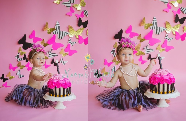 Palm beach gardens cake smash Boca Raton baby photographer