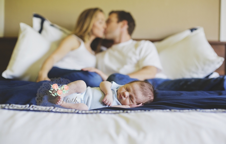at home newborn session in boca raton