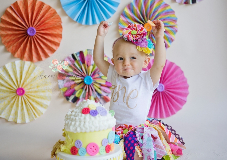 cake smash birthday portraits Boca Raton Parkland