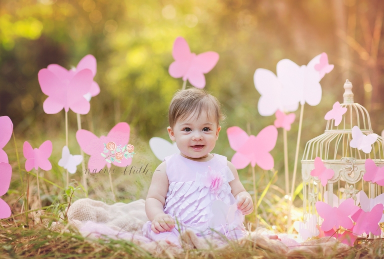 baby portraits Boca Raton vintage style