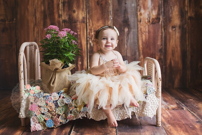 boca raton cake smash photo shoot