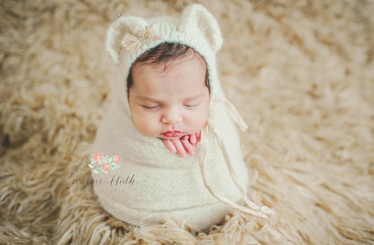 baby bear newborn photos Boca Raton