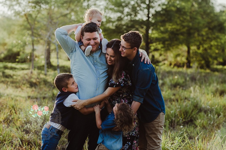 Boca Raton family portraits field session