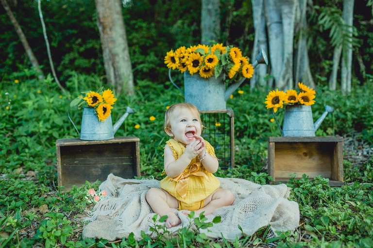 Delray Beach baby photo shoot