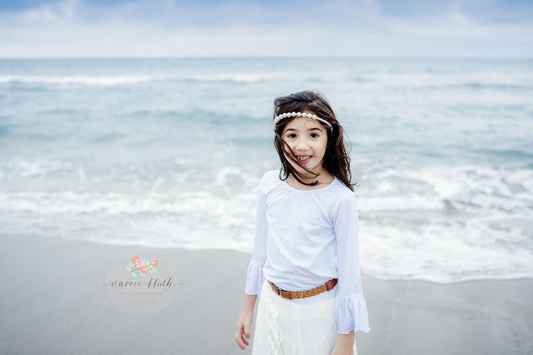 Beach family photo shoot in Boca Raton