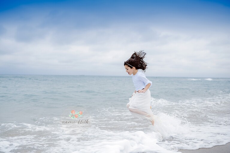 Beach family photo shoot in Boca Raton