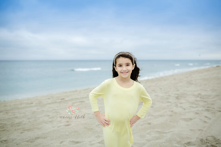 Boca Raton beach family photo shoot