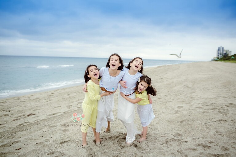Boca Raton beach family photo shoot
