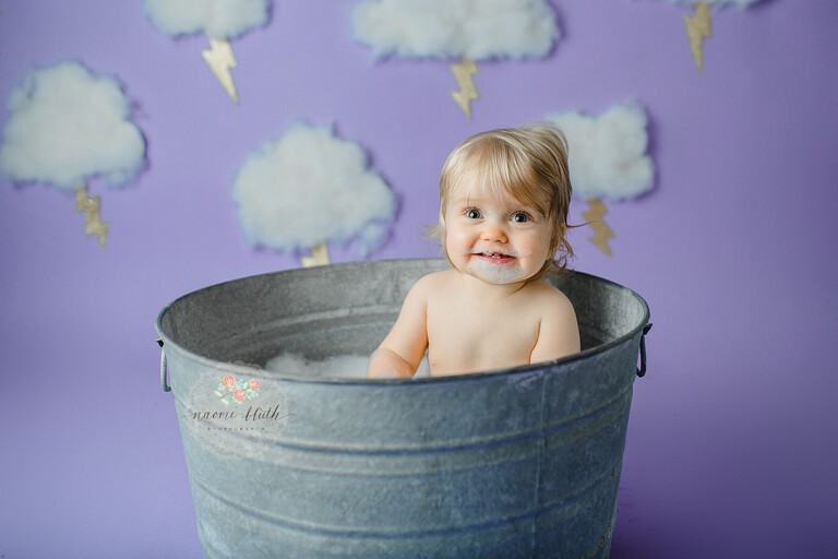 cake smash and splash