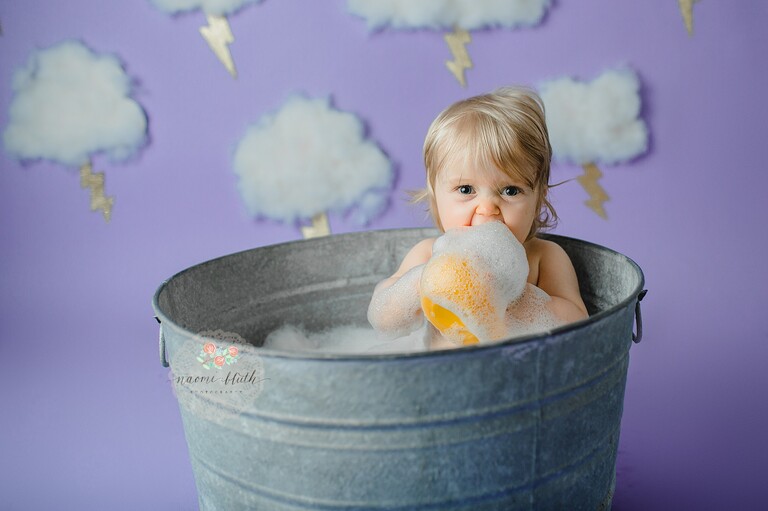 cake smash and splash
