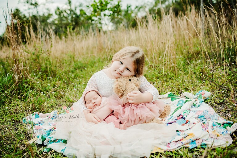 boca raton outdoor newborn photography