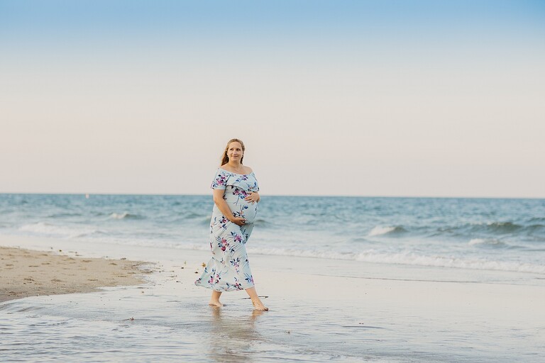 beach maternity photogshoot boca raton