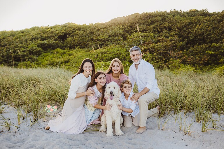 Boca Raton family and dog photographer
