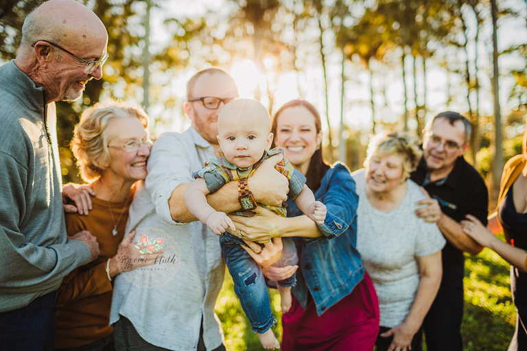 lifestyle extended family photo session