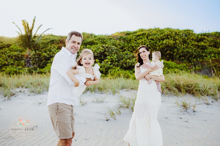 fun family beach photos in Boca Raton