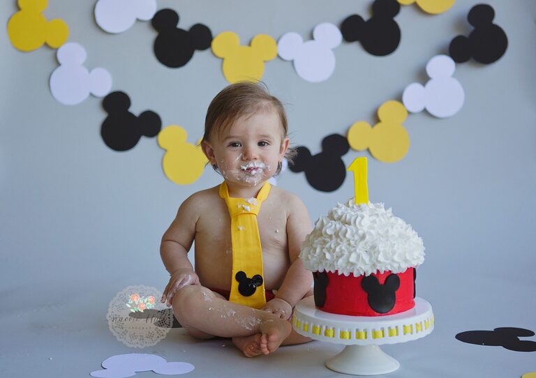 Mickey Mouse cake smash theme Boca Raton