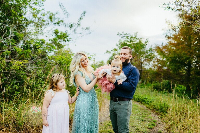 family holiday photos in delray beach