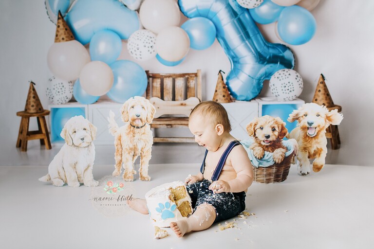 Boca Raton cake smash