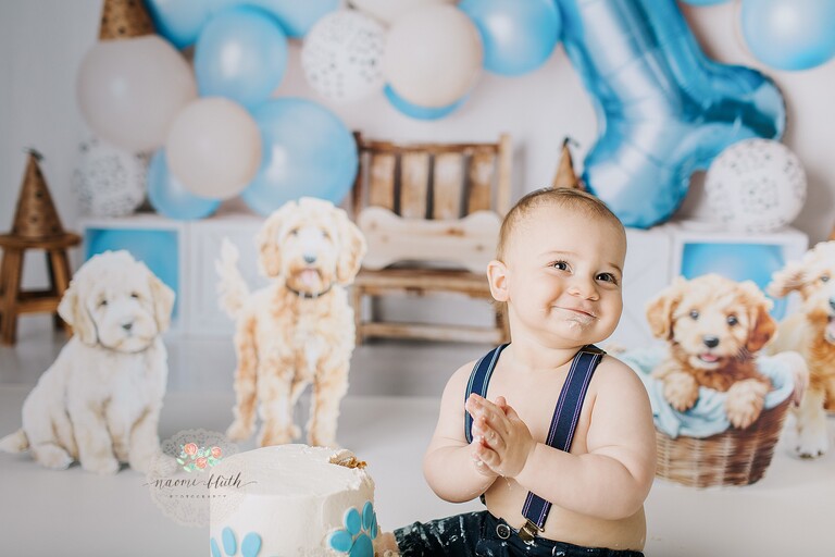 Parkland cake smash photographer
