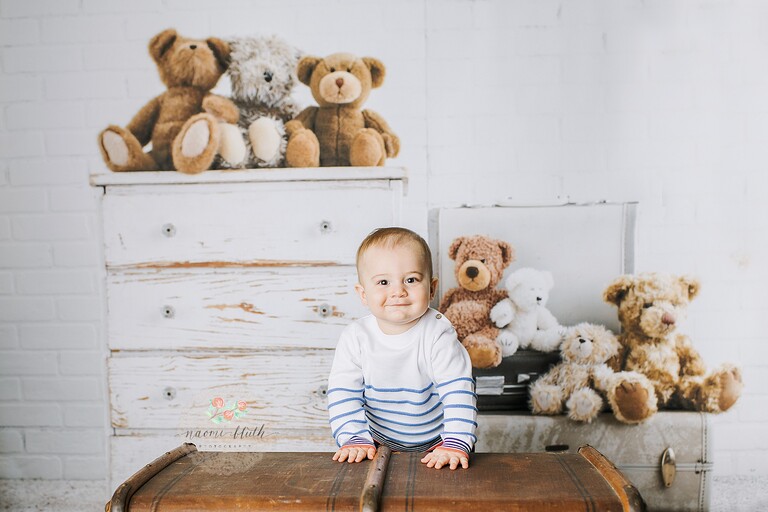 First birthday portraits in Parkland