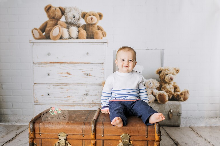 first birthday portraits in Parkland.