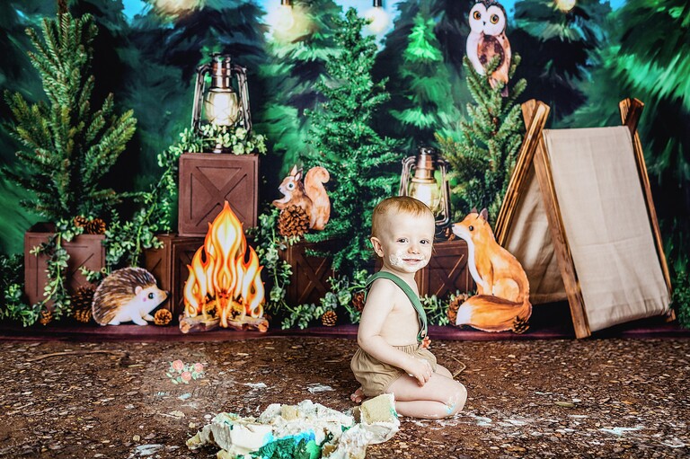 Coral Springs first birthday cake smash