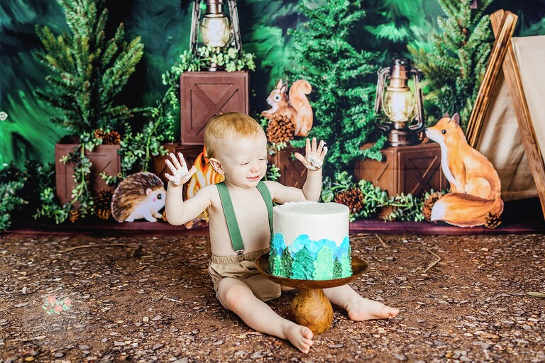 Parkland cake smash photography
