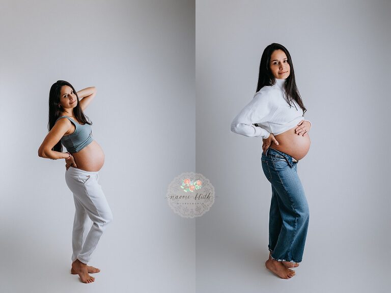 Boca Raton studio maternity photo shoot