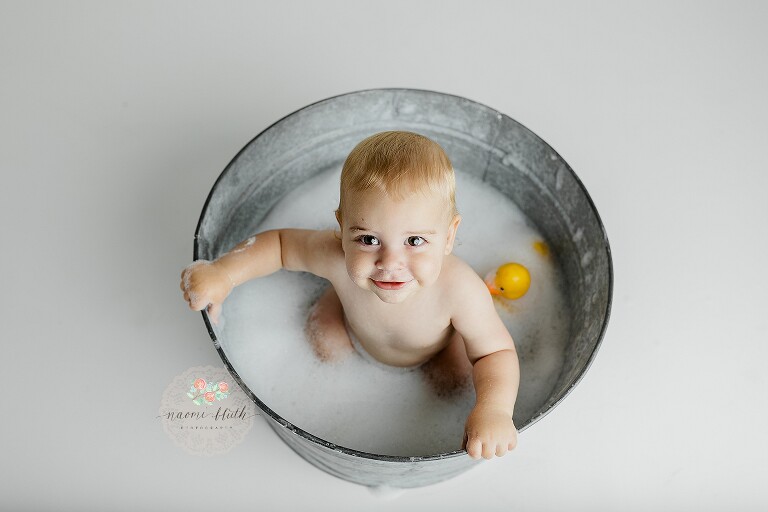 cake smash and bubble bath boca raton studio